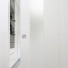 Sliding door, white matt lacquer